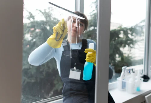 Nettoyage de vitres intérieures et extérieures au Grand-Serre